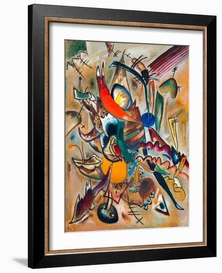 Painting with Points, 1919-Wassily Kandinsky-Framed Giclee Print