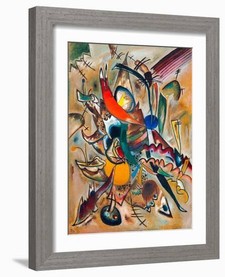 Painting with Points, 1919-Wassily Kandinsky-Framed Giclee Print