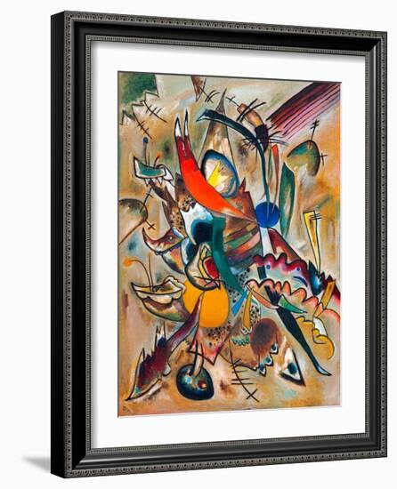 Painting with Points, 1919-Wassily Kandinsky-Framed Giclee Print