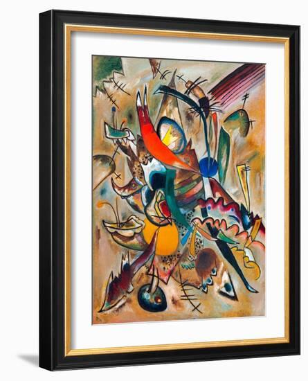 Painting with Points, 1919-Wassily Kandinsky-Framed Giclee Print