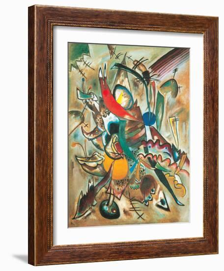 Painting with Spikes, Composition No. 2, 1919-Wassily Kandinsky-Framed Giclee Print