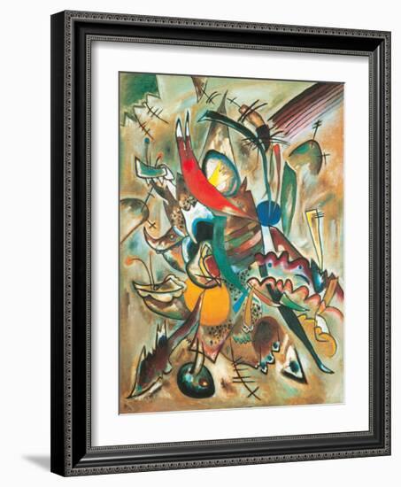 Painting with Spikes, Composition No. 2, 1919-Wassily Kandinsky-Framed Giclee Print