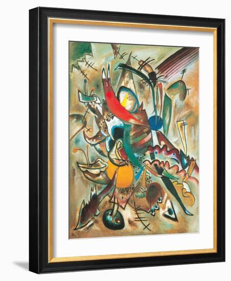 Painting with Spikes, Composition No. 2, 1919-Wassily Kandinsky-Framed Giclee Print