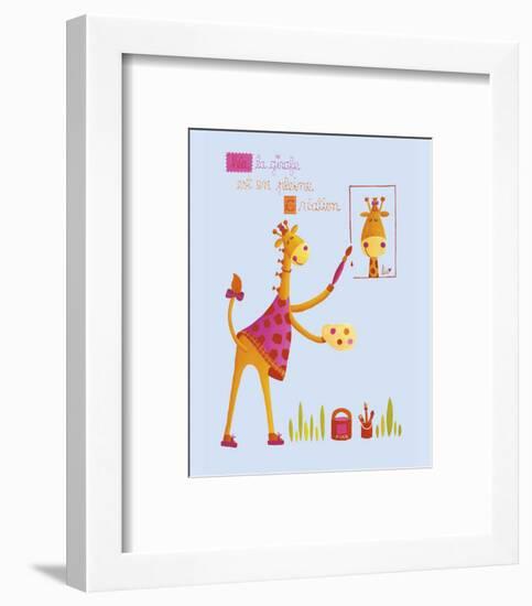 Painting Worshop-Ibrahima-Framed Art Print