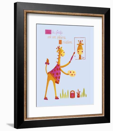 Painting Worshop-Ibrahima-Framed Art Print