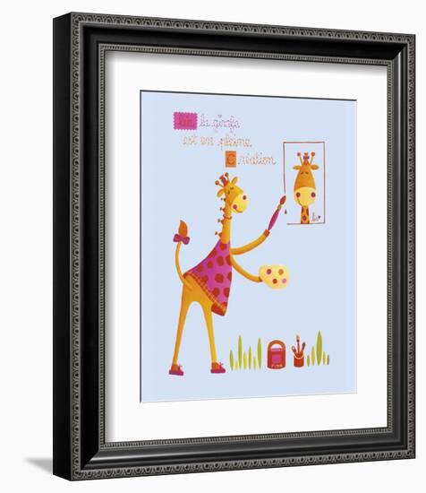 Painting Worshop-Ibrahima-Framed Art Print