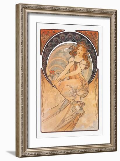 Painting-Alphonse Mucha-Framed Art Print