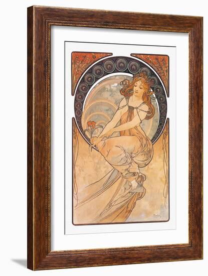 Painting-Alphonse Mucha-Framed Art Print