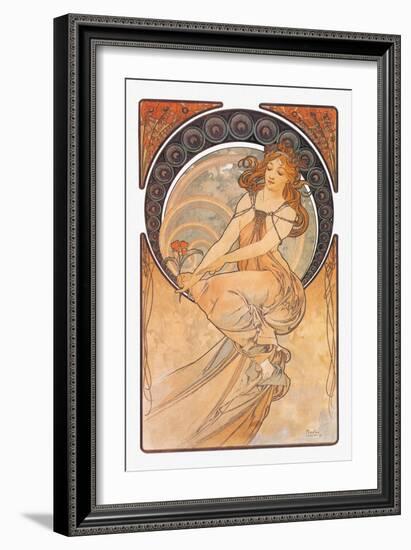 Painting-Alphonse Mucha-Framed Art Print