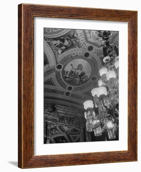 Paintings and Details on the Ceiling of the President's Room in the US Capitol Building-Margaret Bourke-White-Framed Photographic Print