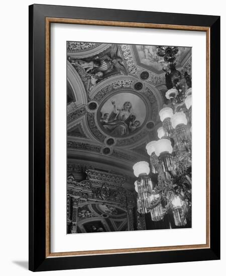 Paintings and Details on the Ceiling of the President's Room in the US Capitol Building-Margaret Bourke-White-Framed Photographic Print