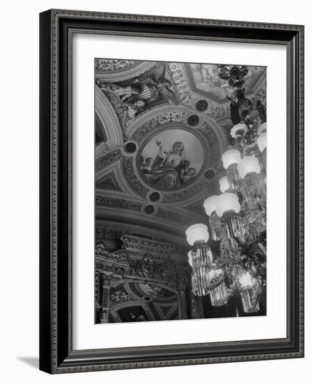 Paintings and Details on the Ceiling of the President's Room in the US Capitol Building-Margaret Bourke-White-Framed Photographic Print