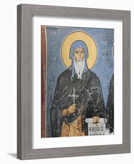 Paintings of St. Anthony, Panagia Ties Asinou Church, Nikitart, Cyprus-null-Framed Giclee Print