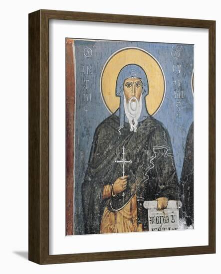 Paintings of St. Anthony, Panagia Ties Asinou Church, Nikitart, Cyprus-null-Framed Giclee Print