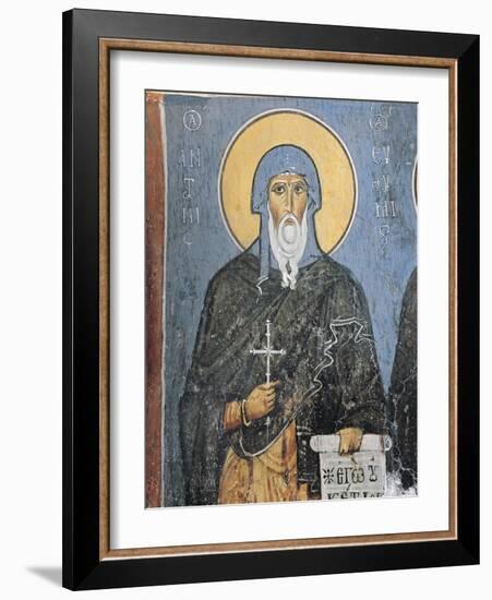 Paintings of St. Anthony, Panagia Ties Asinou Church, Nikitart, Cyprus-null-Framed Giclee Print