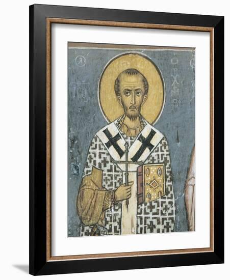 Paintings of St. John Chrysostom, Panagia Ties Asinou Church, Nikitart, Cyprus-null-Framed Giclee Print