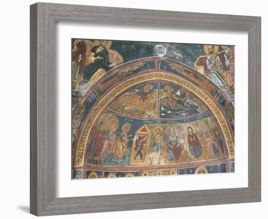 Paintings of Virgin Mary with Abraham, Panagia Ties Asinou Church, Nikitart, Cyprus-null-Framed Giclee Print