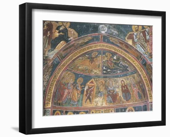 Paintings of Virgin Mary with Abraham, Panagia Ties Asinou Church, Nikitart, Cyprus-null-Framed Giclee Print