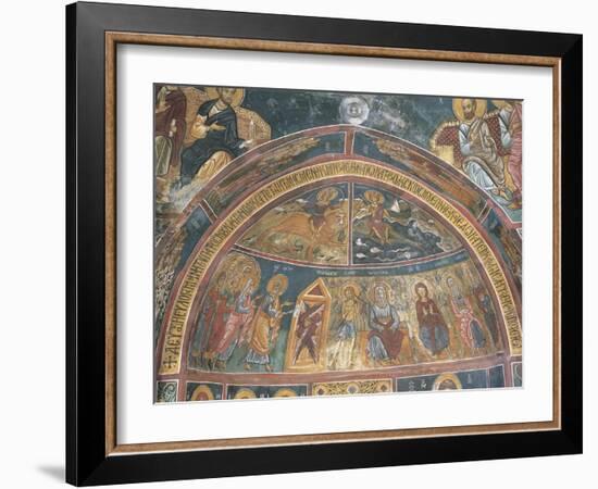 Paintings of Virgin Mary with Abraham, Panagia Ties Asinou Church, Nikitart, Cyprus-null-Framed Giclee Print