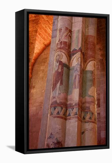 Paintings on Nave and Columns, Haute Loire-Guy Thouvenin-Framed Premier Image Canvas