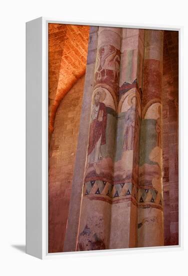 Paintings on Nave and Columns, Haute Loire-Guy Thouvenin-Framed Premier Image Canvas