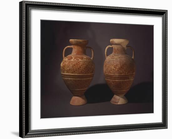 Pair of Amphorae of the Anforoni Squamati Group-null-Framed Giclee Print