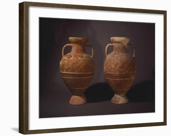 Pair of Amphorae of the Anforoni Squamati Group-null-Framed Giclee Print