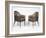 Pair of Art Deco Style Armchairs, Guinde Model-Jacques-emile Ruhlmann-Framed Giclee Print