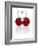 Pair of Cherries Forming a Heart-Kröger & Gross-Framed Photographic Print