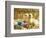 Pair of ducklings with Easter eggs-Ada Summer-Framed Photographic Print