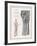 Pair of Elegant Striped Pyjamas and a Man Shown Modelling Them-null-Framed Photographic Print