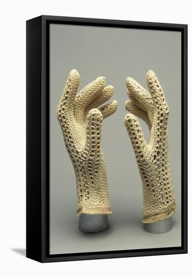 Pair of Lace Gloves-null-Framed Premier Image Canvas