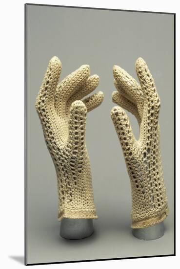 Pair of Lace Gloves-null-Mounted Giclee Print