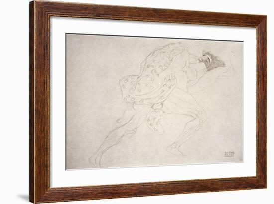 Pair of Lovers-Gustav Klimt-Framed Giclee Print