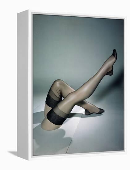 Pair of Mannequin Legs with 15 Denier, Thigh-High, Nylon Stockings, New York, New York, 1948-Nina Leen-Framed Premier Image Canvas