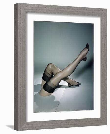 Pair of Mannequin Legs with 15 Denier, Thigh-High, Nylon Stockings, New York, New York, 1948-Nina Leen-Framed Photographic Print