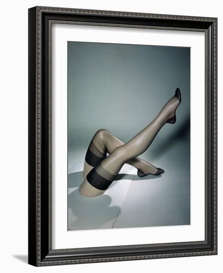 Pair of Mannequin Legs with 15 Denier, Thigh-High, Nylon Stockings, New York, New York, 1948-Nina Leen-Framed Photographic Print