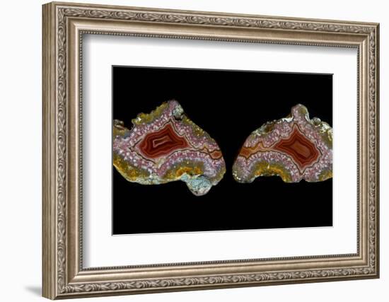 Pair of Mexican Laguna Banded Agate, Quartzsite, AZ-Darrell Gulin-Framed Photographic Print