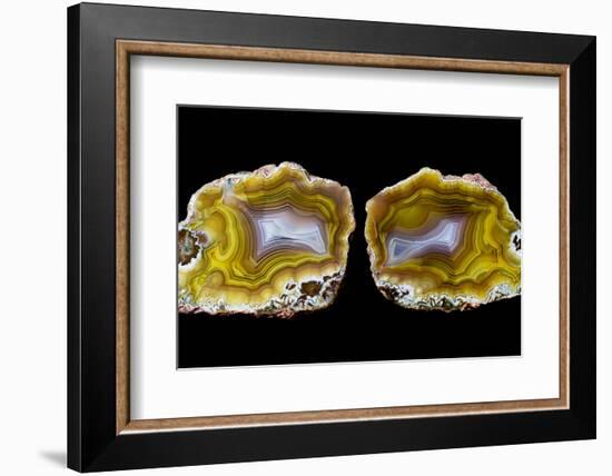 Pair of Mexican Laguna Banded Agate, Quartzsite, AZ-Darrell Gulin-Framed Photographic Print