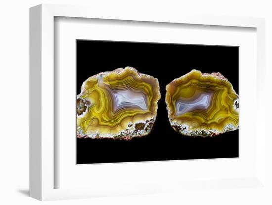 Pair of Mexican Laguna Banded Agate, Quartzsite, AZ-Darrell Gulin-Framed Photographic Print