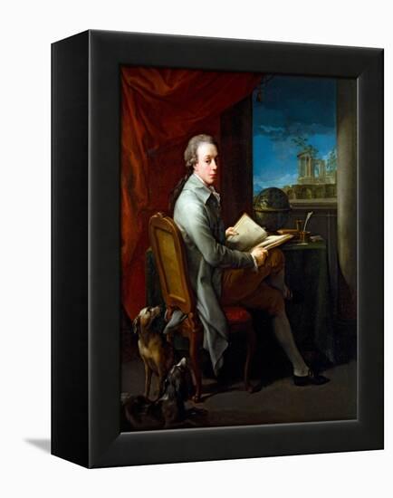 Pair of Portraits, Gentleman (On Canvas)-Pompeo Girolamo Batoni-Framed Premier Image Canvas