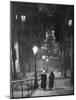 Pair of Prostitutes Descending Stairs after Dark in Montmartre-Alfred Eisenstaedt-Mounted Photographic Print