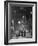 Pair of Prostitutes Descending Stairs after Dark in Montmartre-Alfred Eisenstaedt-Framed Photographic Print