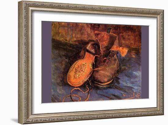 Pair of Shoes, 1887-Vincent van Gogh-Framed Giclee Print