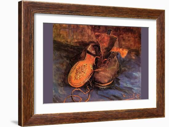 Pair of Shoes, 1887-Vincent van Gogh-Framed Giclee Print