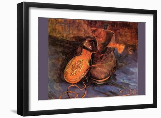 Pair of Shoes, 1887-Vincent van Gogh-Framed Giclee Print