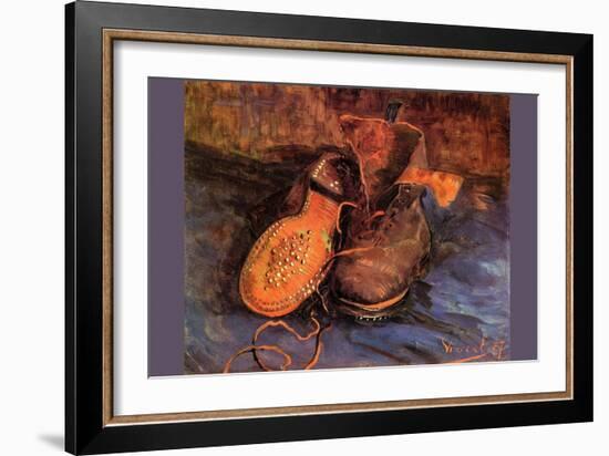 Pair of Shoes, 1887-Vincent van Gogh-Framed Giclee Print