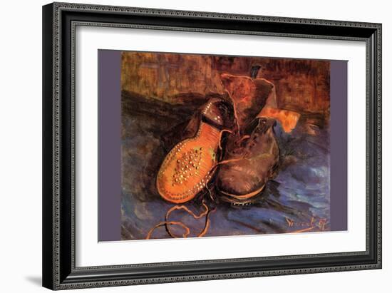 Pair of Shoes, 1887-Vincent van Gogh-Framed Giclee Print