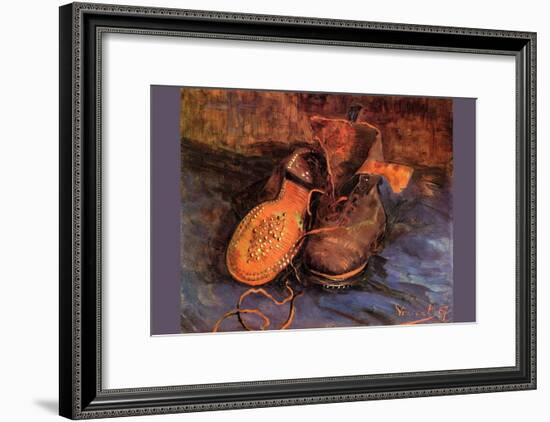 Pair of Shoes, 1887-Vincent van Gogh-Framed Premium Giclee Print