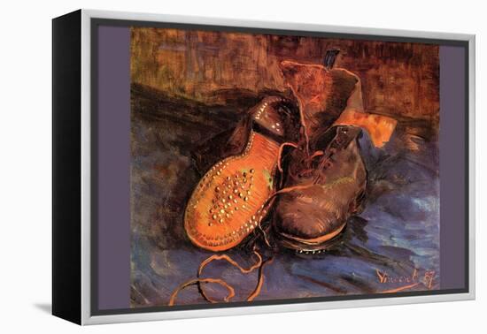 Pair of Shoes, 1887-Vincent van Gogh-Framed Premier Image Canvas